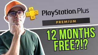 How to get 12 Months of Playstation Plus Premium FREE!!! ($0.00) New and Verified Method