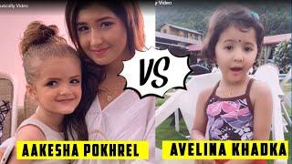 Aakesha Pokhrel (Barbie Doll) vs Avelina Khadka Tiktok Musically Video