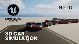 3D car simulation | ue5 | unreal engine | NEED immersive reality