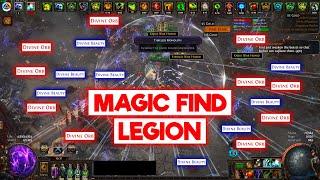 JUICED T16 LEGION WITH MAGIC FIND GEAR (243% RARITY) - POE 3.25 SETTLERS OF KALGUUR