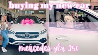 KOUPÍM SVÉ NOVÉ AUTO VLOG! 2023 Mercedes GLA 250 4MATIC