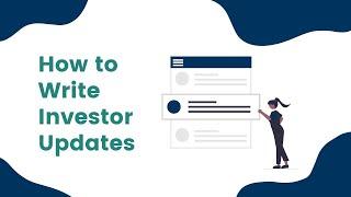 How to Write Investor Updates | Send mentor updates to build relationships