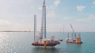 How offshore wind turbines are installed