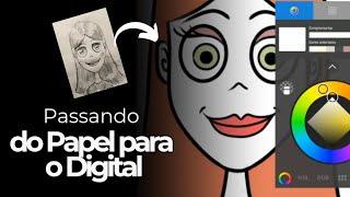 Passando o desenho do papel para o digital