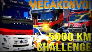 ETS2 MEGAKONVOI 2024 - 5000 km CHALLENGE I TruckersMP  LIVE [2870] EURO TRUCK SIMULATOR 2