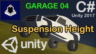 Unity 2017 Car Setup - Suspension Height - video 4