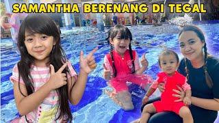 SAMANTHA BERENANG BARENG ADEK AUDREY DI GUCI TEGAL LEBARAN IDUL ADHA