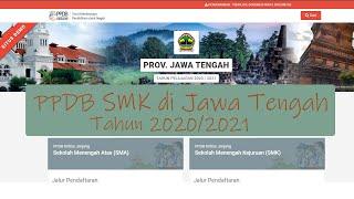 CARA PENDAFTARAN PPDB SMK DI JAWA TENGAH TAHUN 2020-2021