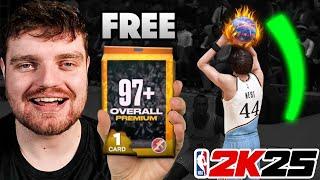 I Got a FREE Galaxy Opal & He CARRIED Me in NBA 2k25 MyTEAM...