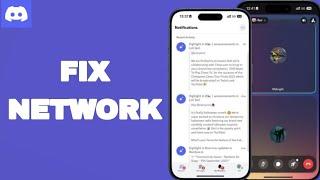 How To Fix And Solve Network On Discord App | Easy Fix