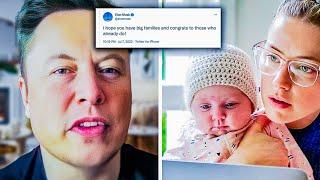 Elon Musk JUST Confirmed In New Tweet Being Father Of Amber's Child!