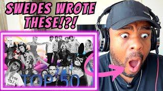 Brit Reacts to Top 50 Songs Written by Swedish Songwriters & Producers!