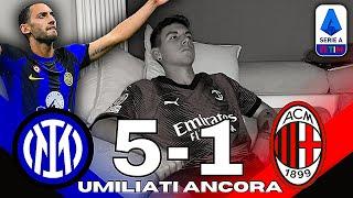 UMILIATI ANCORAINTER 5-1 MILAN | LIVE REACTION TIFOSO MILANISTA