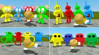 COLORFUL 3D MEMES NEXTBOTS (YELLOW,BLUE,RED,GREEN) IN Garry's Mod