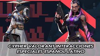 CYPHER VALORANT INTERACCIONES ESPECIALES ESPAÑOL LATINO (BETA)