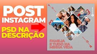 Como Criar um Post para Instagram Photoshop