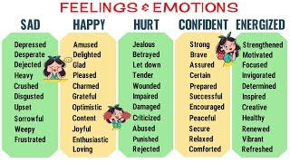 Feelings and Emotions Words: List of Useful Words to Describe Feelings & Emotions in English!