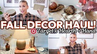 TARGET x HEARTH + HAND FALL DECOR HAUL!  | Fall Decorating Ideas | 2024 Target Fall Decor