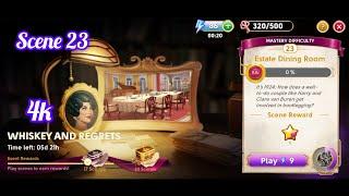 June's Journey Secrets 2r Scene 23 " Estate Dining Room Word Mode 4k