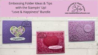 Embossing Folder Ideas and Tips