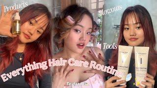 Haircare Routine for dry damaged hair ️winter edition️🫧