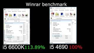 Skylake vs Haswell IPC evolution (i5-6600k vs i5-4690k)