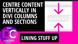 Vertically Center Content in Divi - in Columns and Sections and for Any Divi Module