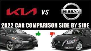 Kia Forte vs Nissan Sentra | 2022 car comparison side by side