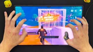 Fortnite Mobile Season 4 Handcam Gameplay (Samsung Tab S9 Ultra)