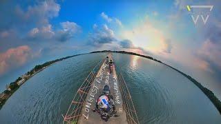 Longest floating bridge in Bangladesh || বঙ্গবন্ধু ভাসমান সেতু || 4K*