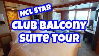 Club Balcony Suite tour on NCL Star