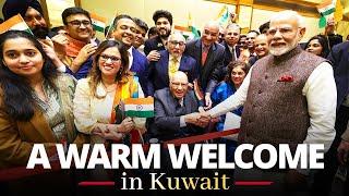 LIVE: PM Modi arrives to a warm welcome from members of the Indian community in Kuwait