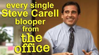 literally just every single steve carell blooper from The Office | Comedy Bites