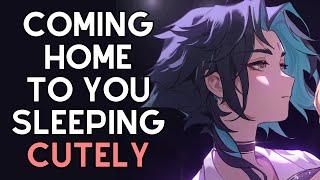 Coming home to you sleeping cutely on the couch~ [Xiao x Listener Genshin Impact ASMR]