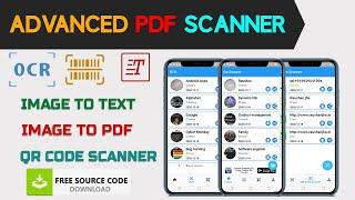 All in One Scanner App is OCR + QR + Image to PDF Scanner | Source Code Download