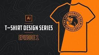 How To Make T-SHIRT DESIGNS In Illustrator (Episode 1)