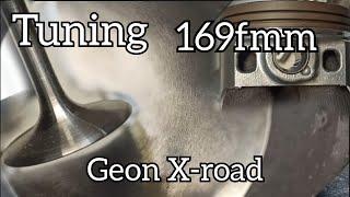 Тюнинг движка китайского эндуро. 169fmm. Geon X-road. Увеличение объёма, портинг, спорт.распредвал