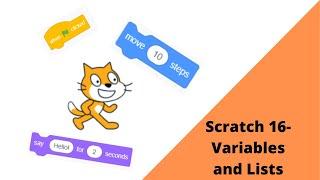Scratch Tutorial 16 - Variables and Lists