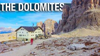  Dolomites Hike - Rigufio Pisciadù in Alta Badia - Virtual Treadmill Trail in Italy - City Walks