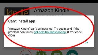 How to fix Can't install app|Error code-506 in Google play store