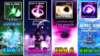 EVERY UPDATE in Sol's RNG ┃Every Era 