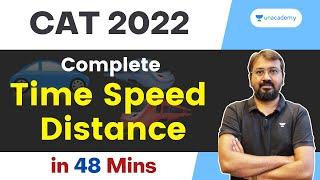 Time Speed Distance Boats Trains - All Concepts | IMP Questions | CAT IPMAT | Ronak Shah