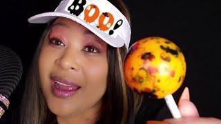 ASMR Trick or Treat Lollipop Relaxing Sounds For Sleep