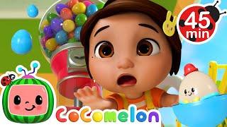 Humpty Dumpty Gumball Machine Chase! + More Nina's Familia! | CoComelon Nursery Rhymes & Songs