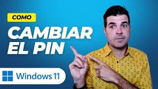  🟦Como CAMBIAR el PIN de inicio de Sesión en  Windows 11🟦2023