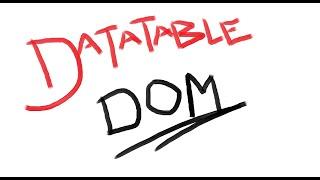 Datatable - dom Parameter