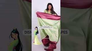 Warrior Princess Saree Drape | Saree Draping for Varamahalakshmi Pooja | Drape a saree | #shorts