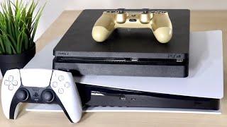 PlayStation 5 Vs PlayStation 4 Slim! (Comparison) (Review)