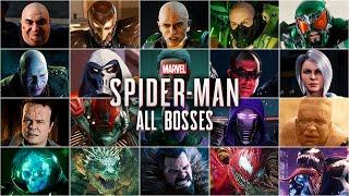 Marvel's Spider-Man 1 & 2 & Miles Morales – All Boss Fights (Ultimate Difficulty) | PC 4K 60FPS