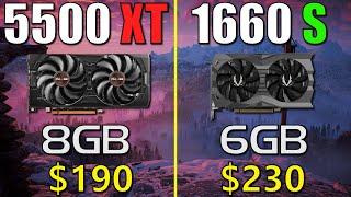 RX 5500 XT vs. GTX 1660 Super | Test with New Drivers